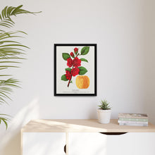 Japan Quince tree lithograph. Digitally enhanced from our own original 1900 edition plates of Botanical Specimen published by Rochester Lithographing