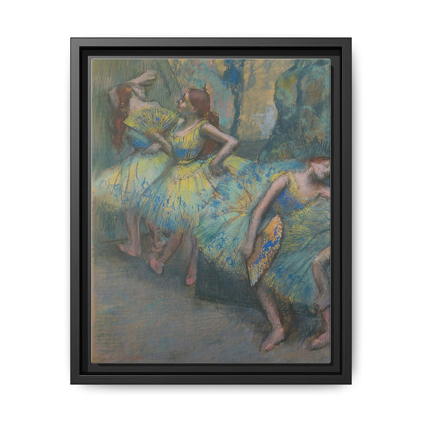 Ballet Dancers in the Wings (c. 1890–1900) by Edgar Degas - NOMADEN ART GALLERY