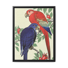 Red and a blue parrot (1925 - 1936) by Ohara Koson - NOMADEN ART GALLERY