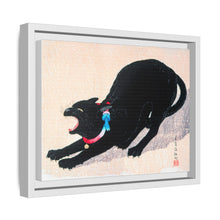 Black Cat Hissing 20th century print in high resolution by Hiroaki Takahashi