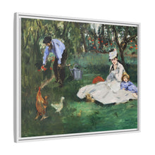 La familia Monet en su jardín de Argenteuil (1874) de Édouard Manet 