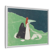 Two Women on the Shore (1898) by Edvard Munch - NOMADEN ART GALLERY
