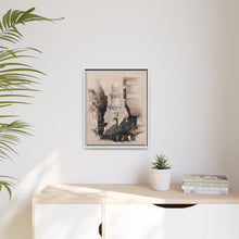 Cairo Street Scene: Vintage Egyptian Wall Art by David Roberts - Art Print Framed