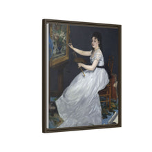 Retrato de Eva Gonzalés en el taller Manets (1870) de Edouard Manet