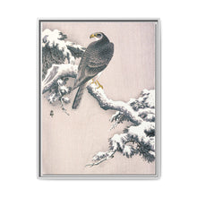 Goshawk on Snow-covered Pine Bough by Ohara Koson (1877–1945) - NOMADEN ART GALLERY
