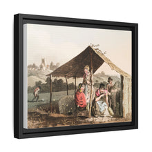 Illustration of teasel field from The Costume of Yorkshire (1814) by George Walker