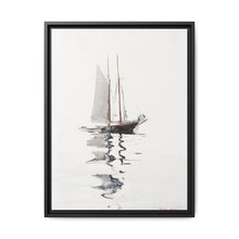 Two–masted Schooner with Dory (1894) by Winslow Homer - NOMADEN ART GALLERY