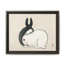 Black and white rabbits by Kōno Bairei (1844-1895) - NOMADEN ART GALLERY