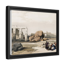 Fragment of the Great Colossi at the Memnonium Thebes illustration by David Roberts (1796–1864)
