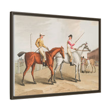 Illustration of jockies from The Costume of Yorkshire (1814) by George Walker