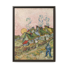 Houses and Figure by Vincent van Gogh - NOMADEN ART GALLERY