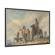 Three Armed Riders Escorting Prisoners near Reims (1825) by Peter von Hess