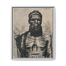 A shaman or medicine man with extensive body painting, Worgaia, Central Australia - NOMADEN ART GALLERY