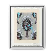 Art Nouveau bird pattern pochoir print in oriental style - NOMADEN ART GALLERY