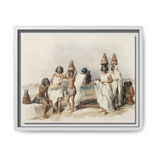 Nubian women at Kortie on the Nile illustration by David Roberts (1796–1864) - NOMADEN ART GALLERY