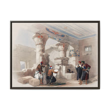 Deir el Medina (Dayr al Madinah) is an ancient Egyptian village which was home to the artisans who worked on the tombs in the Valley of the Kings illustration by David Roberts - NOMADEN ART GALLERY