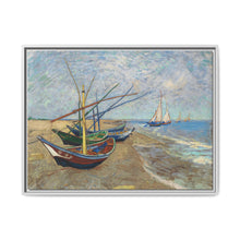 Vincent van Gogh's Fishing Boats on the Beach at Saintes-Maries (1888) - NOMADEN ART GALLERY